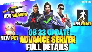TOP 10 CHANGES IN FREE FIRE AFTER OB33 UPDATE 😱 || GARENA FREE FIRE OB33 UPDATE FULL DETAILS !