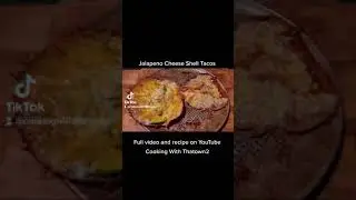 Delicious  Low Carb Keto Jalapeno Cheese Shell Tacos | Cooking With Thatown2