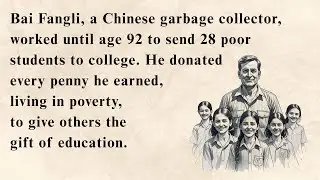 Learn English Through Story | The 90-Year-Old Garbage Collector Who Changed 28 Lives