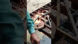 How to make ring with gas cutting plasma💯😱