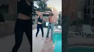 Tiktok Goes Wrong - she fell in pool #shorts