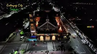 Beautiful Aerial Shots at Night of Calbayog City, Samar Phils