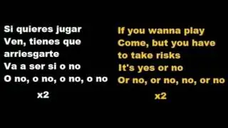 Anitta - Si O No (feat Maluma) English - Espa&ntilde;ol Lyrics