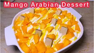 Mango Arabian Dessert / Mango Delight / Mango Pudding Recipe By The Cutting Board