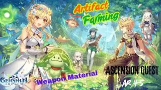 AR 45 Ascension Quest! ⚔️ Weapon Materials & Artifact Farming | Genshin Impact Live Stream