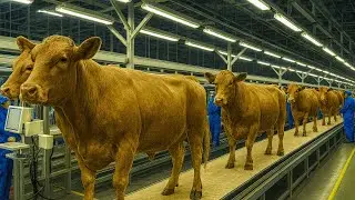 Inside a Modern Leather Factory: Cowhide Production Process from Farm to Luxury Products