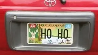Custom license plate lands Santa on naughty list