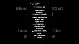 US BASE COMPANY CHAT PROCESS WFH FRESHER AND EXPERIENCE (+91 87799 64502)