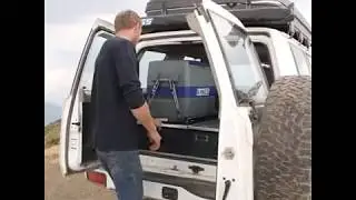 The Adventure Kings 60l Fridge Slide makes accessing your fridge so easy!