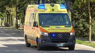 [WIG-WAG] Ambulanza SUEM 118 Treviso in emergenza - Italian ambulance responding code 3