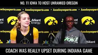 Iowa Coach Chewed The Team At The Half vs. Indiana