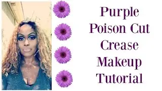 Purple Poison Cut Crease Makeup Tutorial