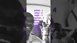 Counting 1 thru 10 in Luo Language