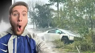 He drove his car into the fence...?