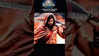 KGF star Yash upcoming movie Ramayan new look🔥| #yash #ravan #ramayan #saipallavi #attitude #short