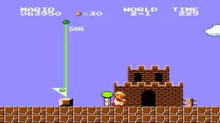 Super Mario Bros - N.E.S - Test with Nestopia Emulator (Played By Mathtoa)