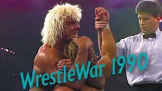 Ric Flair vs Lex Luger Wrestlewar 1990 highlights