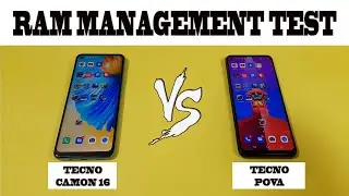 Tecno Pova vs tecno camon 16 ram management test