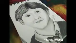 #8 Drawing of Ron Weasely(Rupert Grint)   from Harry Potter