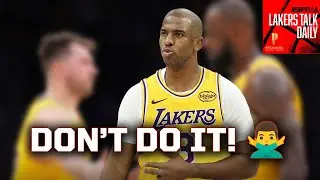 Почему &laquo;Лейкерс&raquo; НЕ ДОЛЖНЫ преследовать Криса Пола &mdash; Lakers Talk Daily