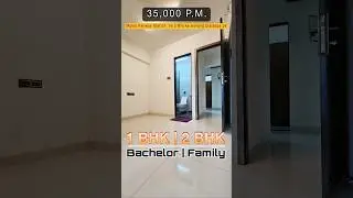 1BHK flat for rent to bachelor or family near Malad railway station and Jain temple, under ₹35,000