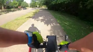 GoPro 8 Black - Cycling on Preston Trail North Texas - PBA