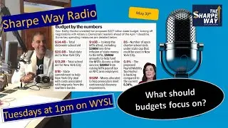 Sharpe Way Radio: What should budgets focus on? WYSL Radio at 1pm