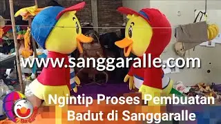 Ngintip Proses Pembuatan Maskot di Sanggaralle - Badut Lucu CHIKI BALL
