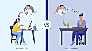 Inbound and Outbound calling system in simple language with example