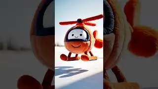 The helicopter turned into a toy