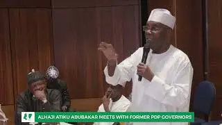 Atiku Meets With Former Governors of the PDP