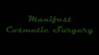 Manifest Cosmetic Surgery UNISEX subliminal