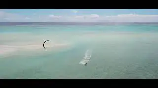 Kitesurfing Aituatki Cook Islands | Drone Footage