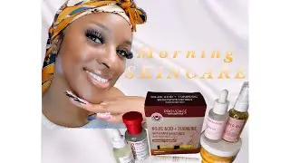 My CURRENT Morning Skincare Routine for GLOWY & SMOOTH SKIN | affordable amazon products 