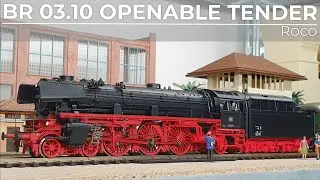 Roco BR 03.1073 with openable tender and 3rd valve gear