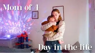 Целый день из жизни мамы четверых детей, которая сидит дома | Жизнь с младенцем, малышом и двумя ...