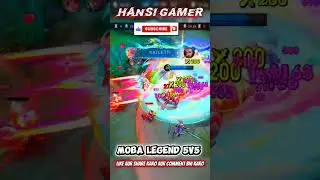 1v5 Almost Possible 😈 | MOBA LEGEND 5v5 Gameplay #trendingshorts