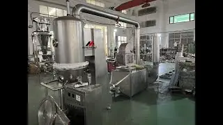 Fluid bed dryer powder granules particles fluidized drying machine