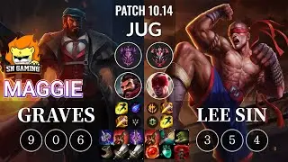 SN Maggie Graves vs Lee Sin Jungle - KR Patch 10.14