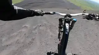 Riding Cerro Negro in Nicaragua