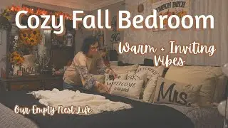 🍂Warm & Cozy Fall Bedroom Decorating | Creating a Peaceful Escape | Fall Comfort Starts Here!