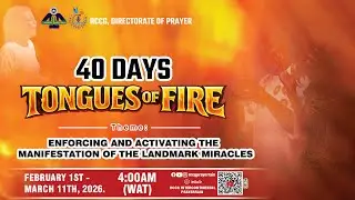 DAY TEN TONGUES OF FIRE || PRAYERRAIN LIVE || 10TH FEBRUARY, 2026