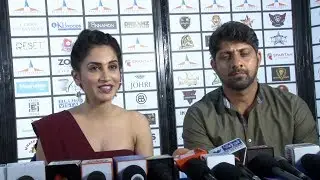 Smita Gondkar And Indian Cricketer Amit Dani At Wasib Peshimam &lsquo;s Dreamz Premiere League - Season 1