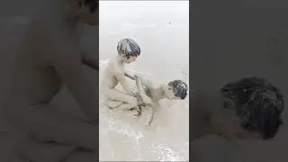 #trending #ytshorts #reels #fun #masti #holiday #Rice field #mud