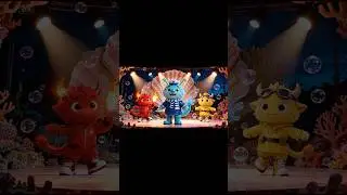 ABC Under the Sea Song for Kids | Alphabet A to F Underwater