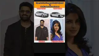 South Indian vs Bollywood actor and actress car collection #shorts #trending