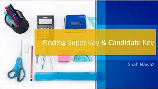 Finding Super & Candidate Keys  - DBMS [Urdu/Hindi]