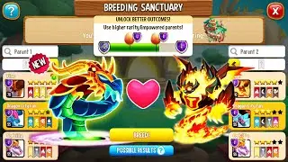 NEW BREEDING: Flame Titan Dragon vs Origin Dragon | DRAGON CITY 2022! 😱