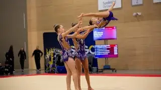 Emma, Eva and Zlata (Hope Acro) - Grade 3 Women's Group @ South Tyneside International Acro Cup 2024