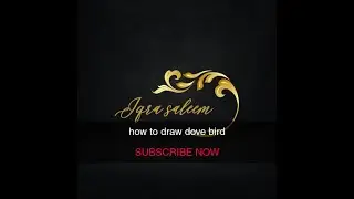 How to Draw a Dove with Olive Branch/pigeon Drawing Easy Art Tutorial.(#howtodrawaDove)